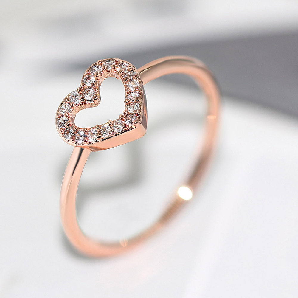 Anel Feminino Personalizado Fashion Fresh Heart