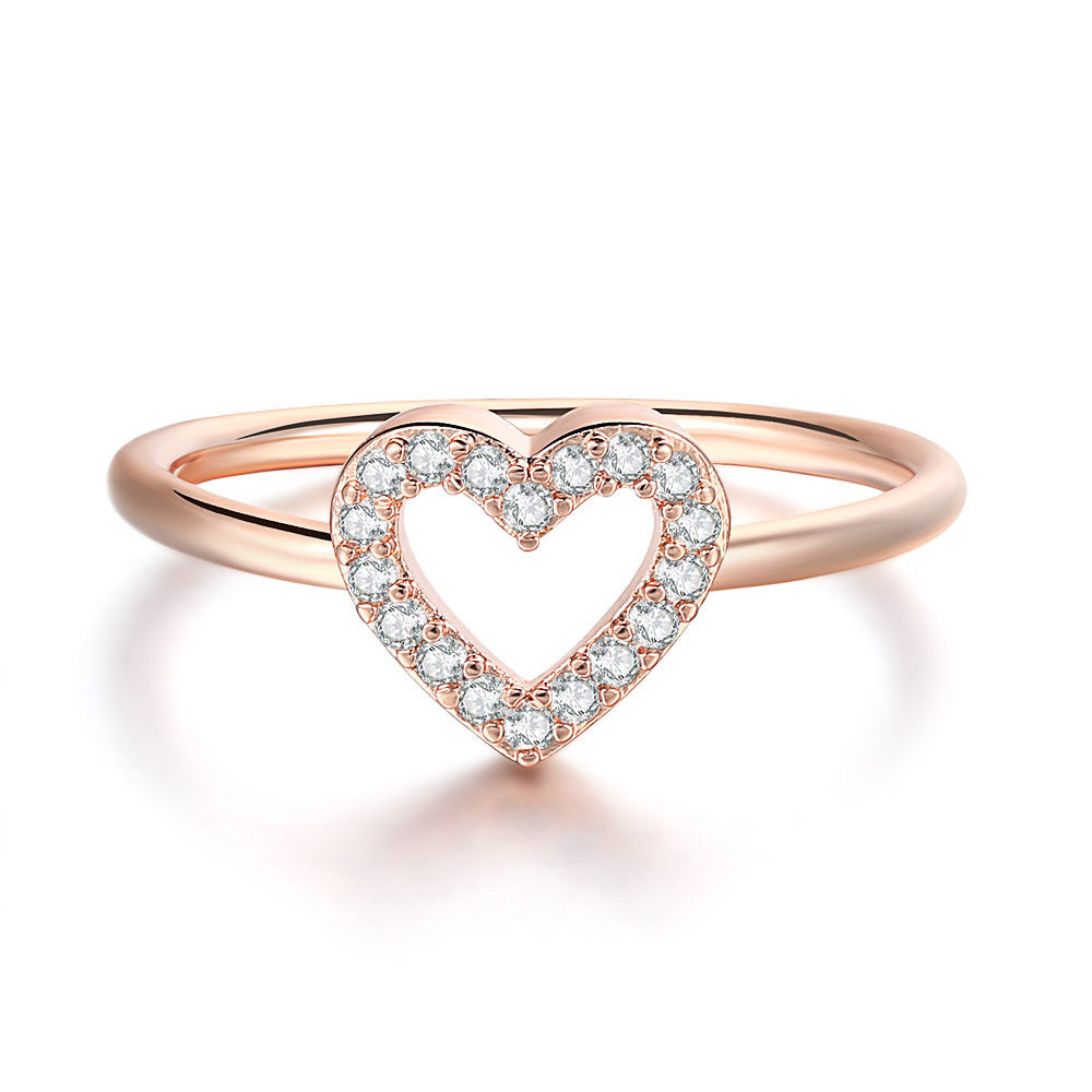 Anel Feminino Personalizado Fashion Fresh Heart
