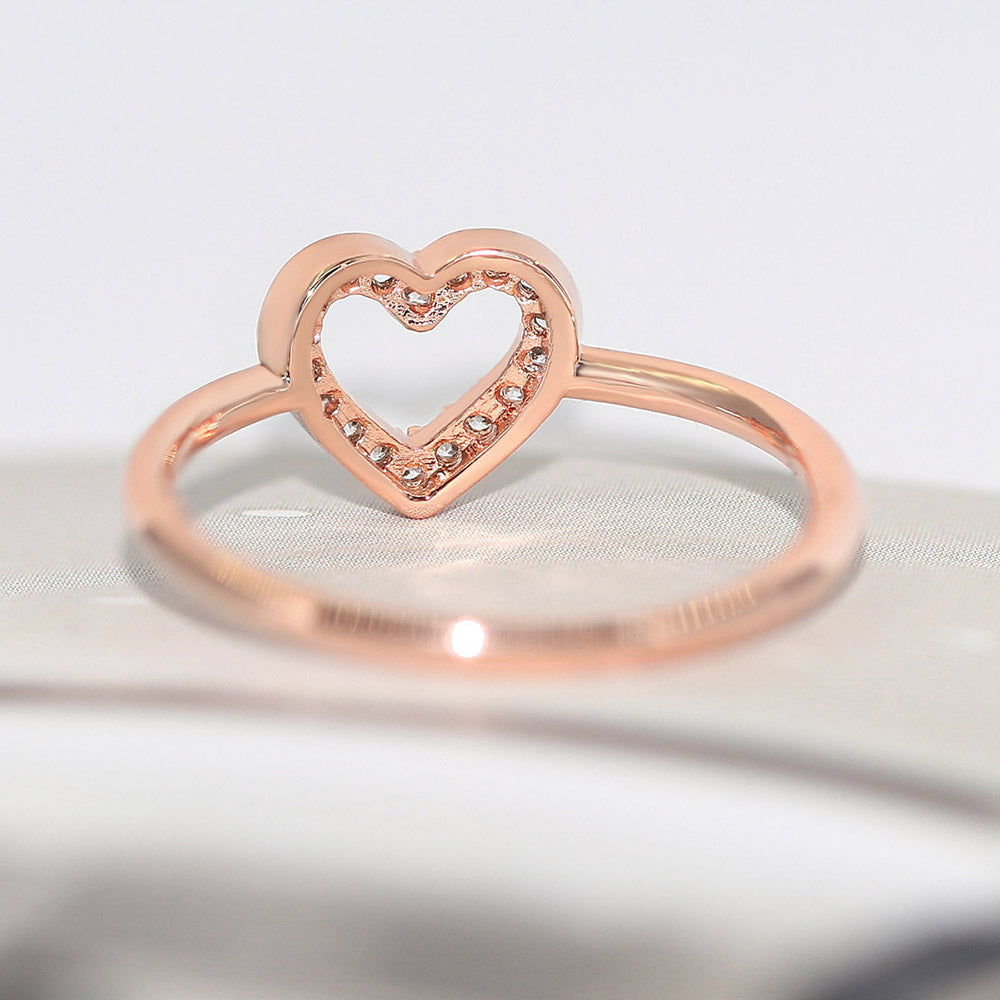 Anel Feminino Personalizado Fashion Fresh Heart