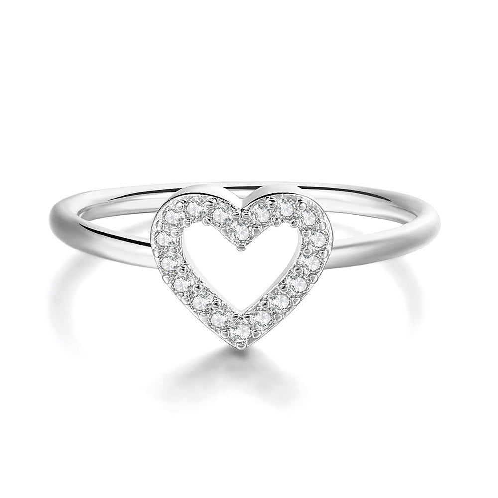 Anel Feminino Personalizado Fashion Fresh Heart