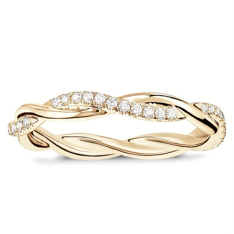 Anel de Moda Feminino Cruz de Prata