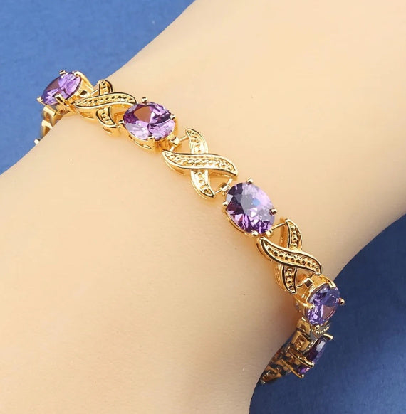 Pulseira Feminina de Zircão de Alta Qualidade