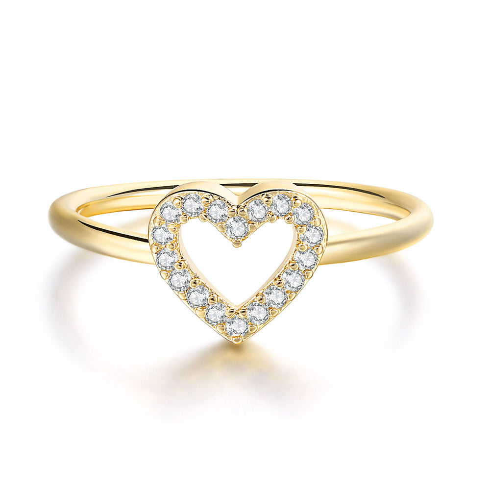 Anel Feminino Personalizado Fashion Fresh Heart