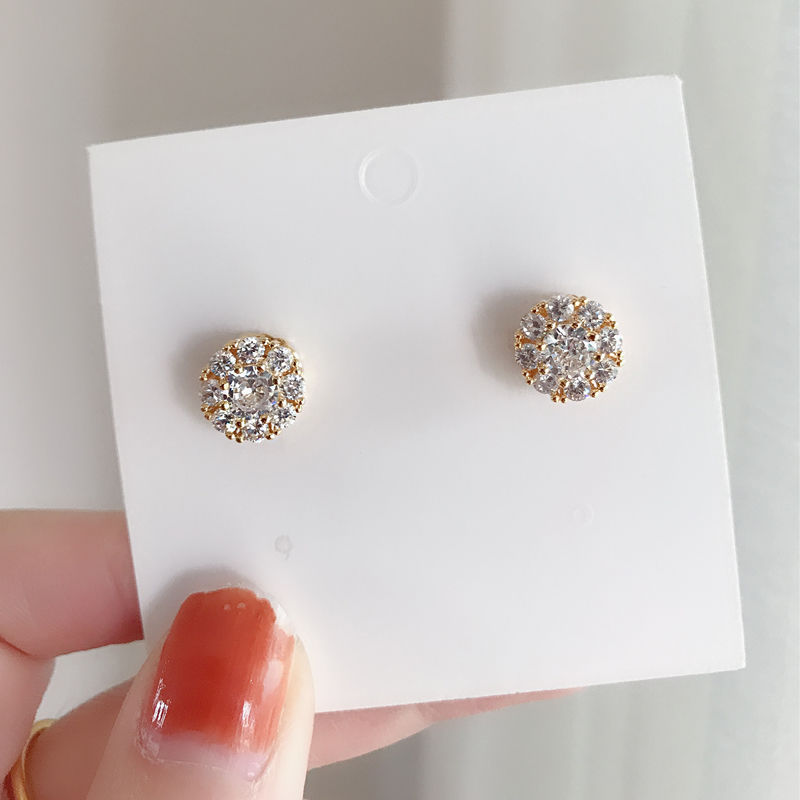 Colar de Diamante Curto com Pendente para Clavícula Estilo Celebridade