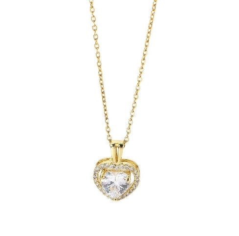 Joalharia de Casamento Feminina Exquisita em Aço Inoxidável Dourado